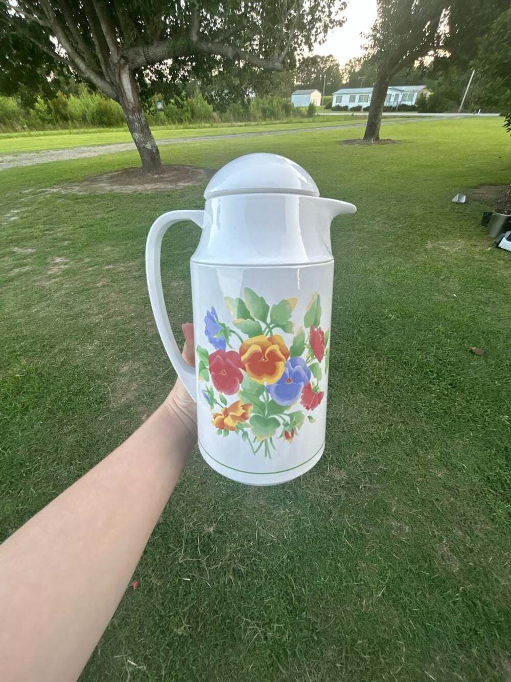 Corning Thermique 1-Quart Thermal Serving Carafe in Floral Pattern